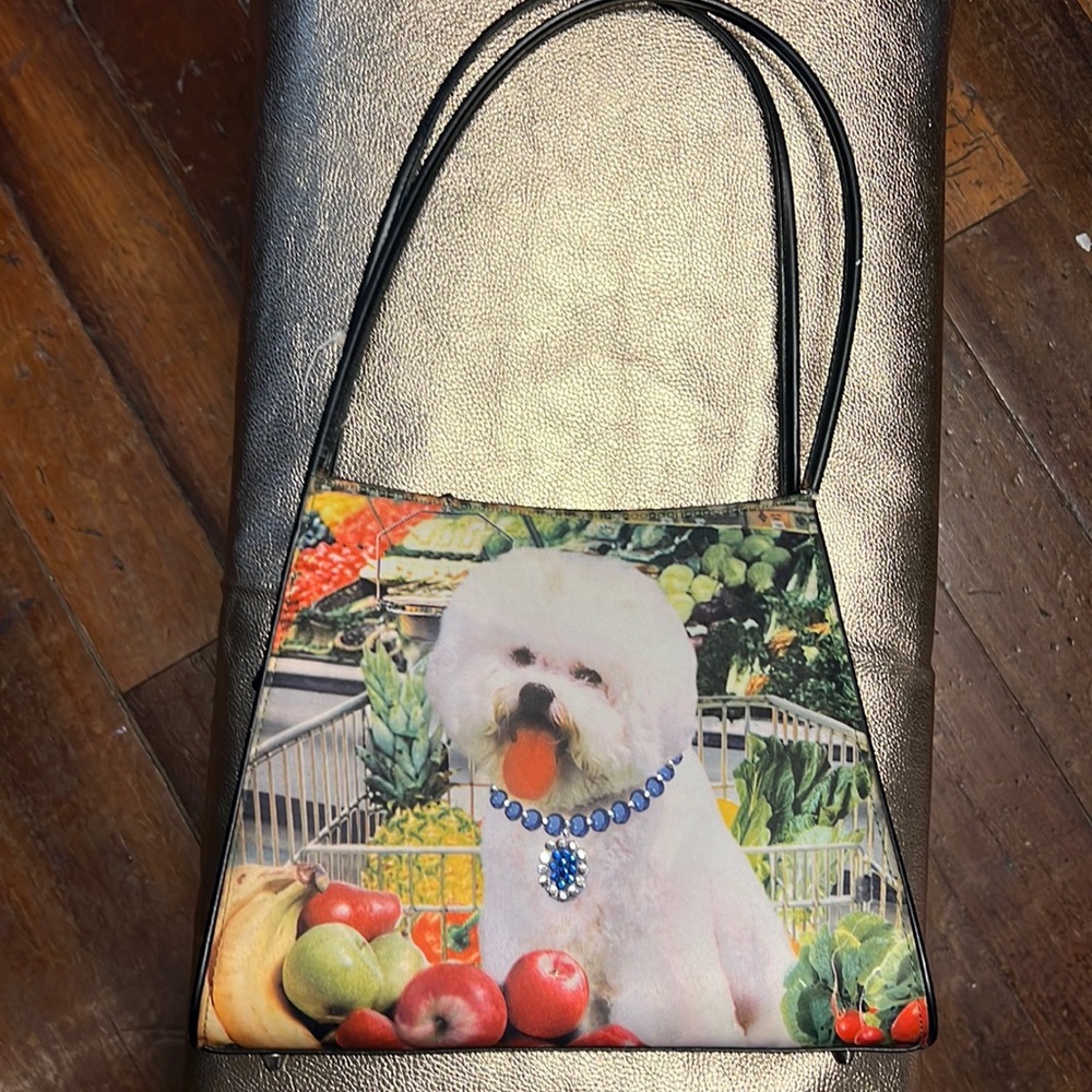 Poodle dog ladies purse